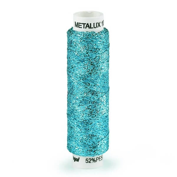 Ață metalică, Metalux, 100 m/bobina - turcoaz
