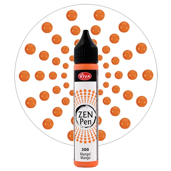 Stilou pentru pictare în puncte Zen Pen , 28 ml - mango