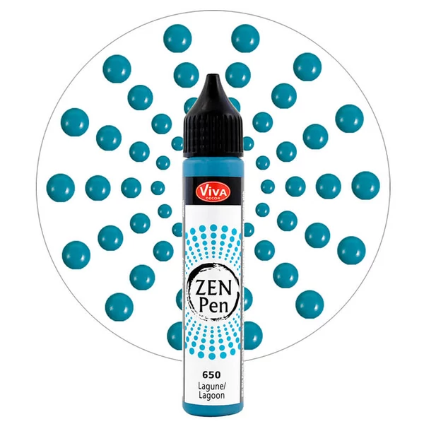 Stilou pentru pictare în puncte Zen Pen , 28 ml - laguna