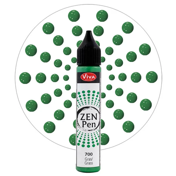 Stilou pentru pictare în puncte Zen Pen , 28 ml - verde iarba