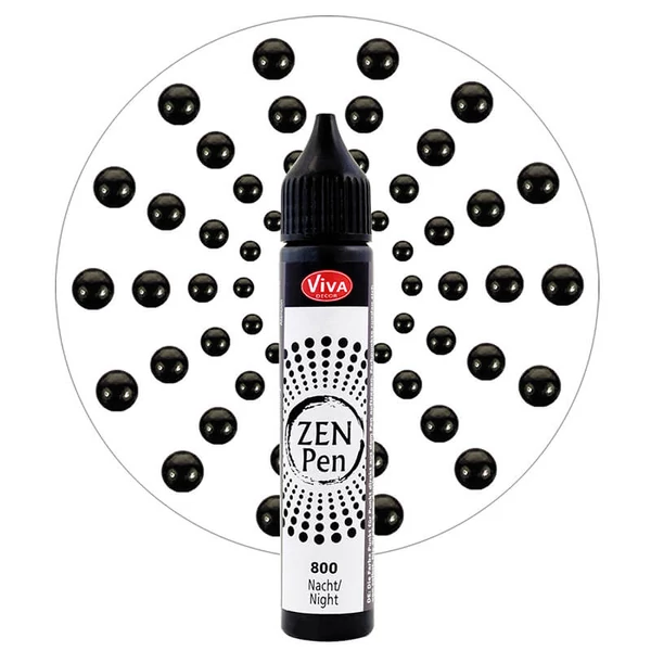 Stilou pentru pictare în puncte Zen Pen, 28 ml - noapte