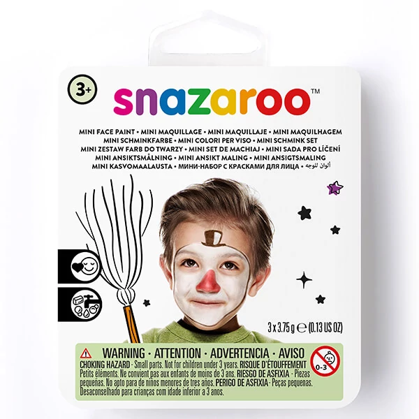 Set de vopsea pentru fata Snazaroo, mini - om de zapada