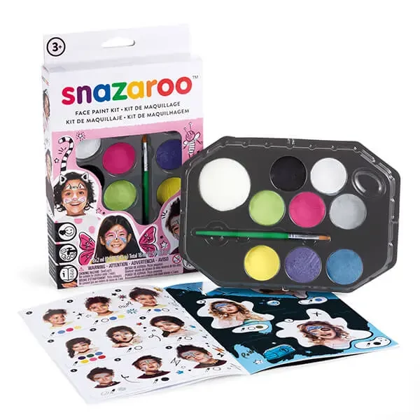 Set de vopsea de față Snazaroo - Pentru Fete