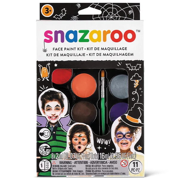 Set de vopsea de față Snazaroo - halloween
