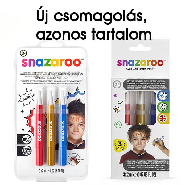 Set markere pentru pictura pe față Snazaroo - Aventura