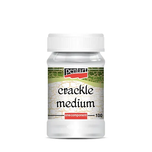 Lac de crăpare monocomponent Pentart (Crackle Medium), 100 ml