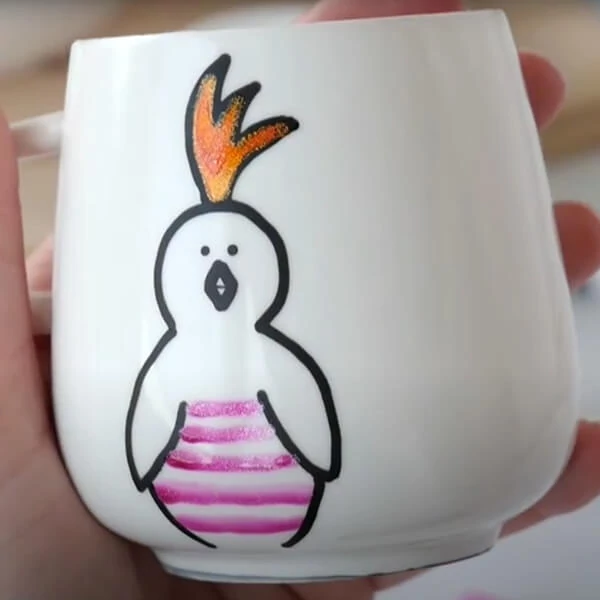 Set markere pentru sticlă și porțelan, Kreul Glitter