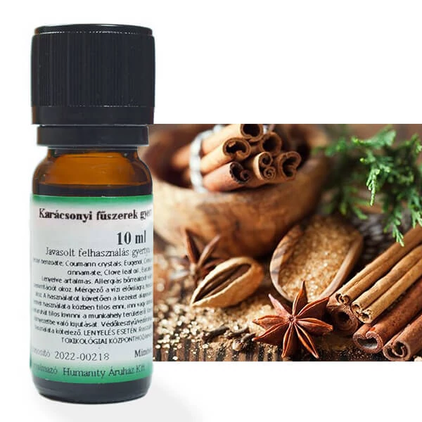 Ulei esențial pentru lumânare, 10 ml - parfum de cu condimente de Crăciun