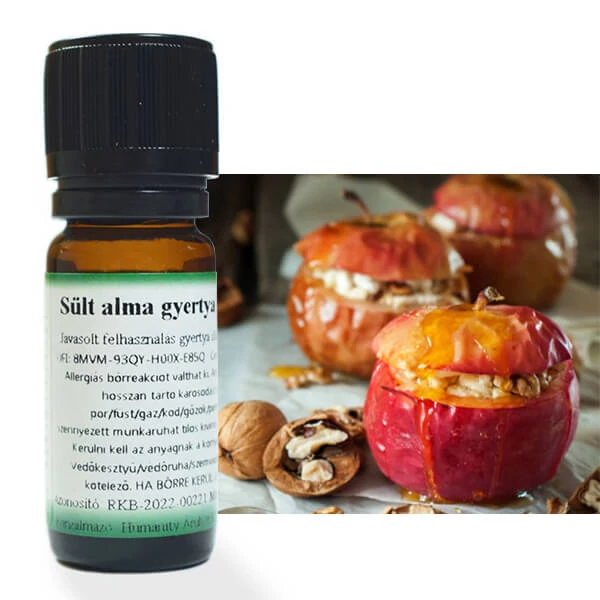 Ulei esențial pentru lumânare, 10 ml - parfum de mere coapte