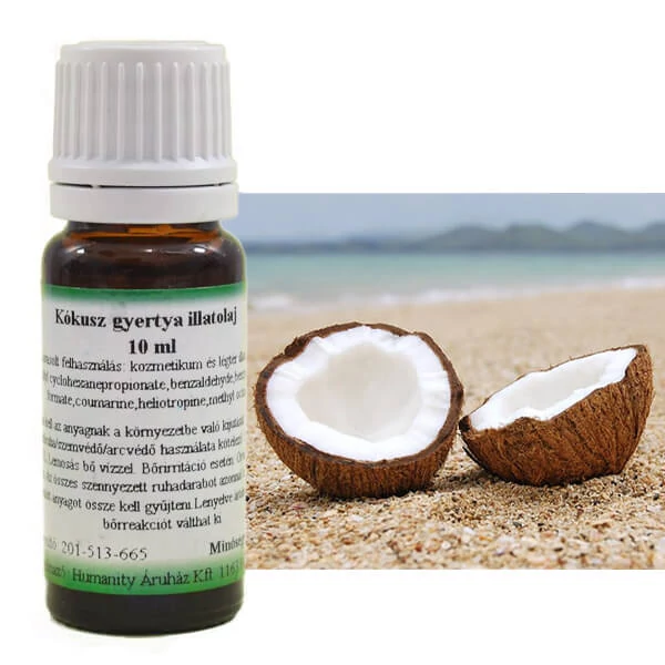 Ulei esențial pentru lumânare, 10 ml - parfum de  nucă de cocos