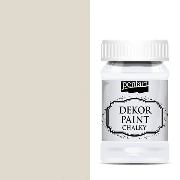 Pentart Dekor Paint Chalky vopsea cretă , 100 ml - alb murdar