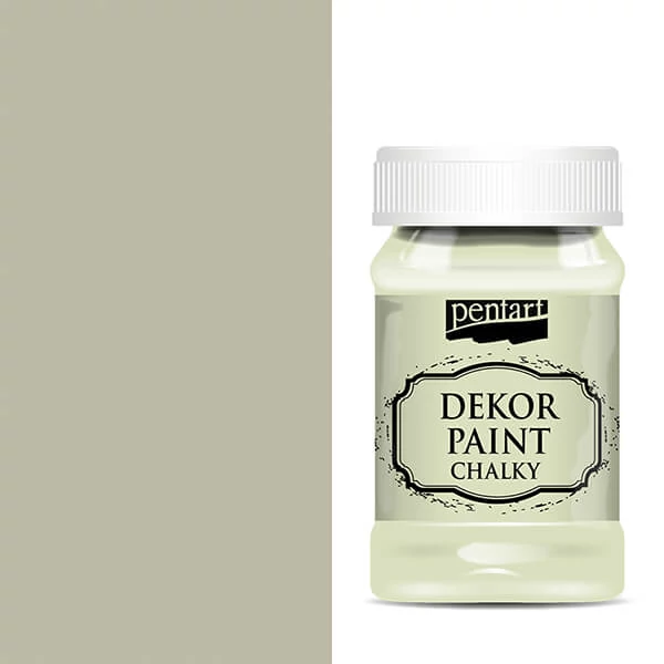 Pentart Dekor Paint Chalky vopsea cretă , 100 ml - verde lichen