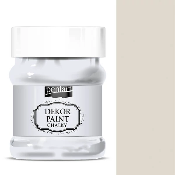 Pentart Dekor Paint Chalky vopsea cretă, 230 ml - alb murdar