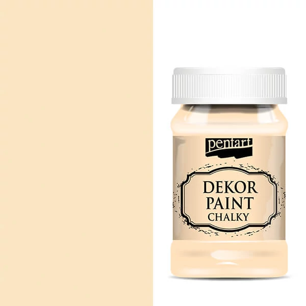 Pentart Dekor Paint Chalky vopsea cretă , 100 ml - piersic