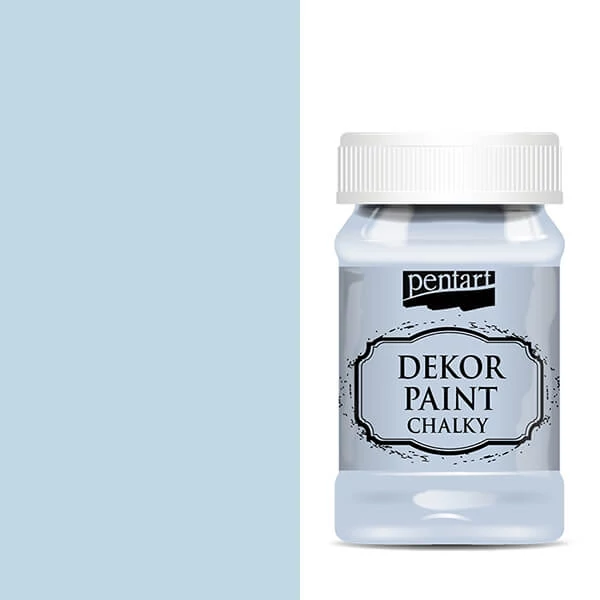 Pentart Dekor Paint Chalky vopsea cretă , 100 ml - albastru gheață