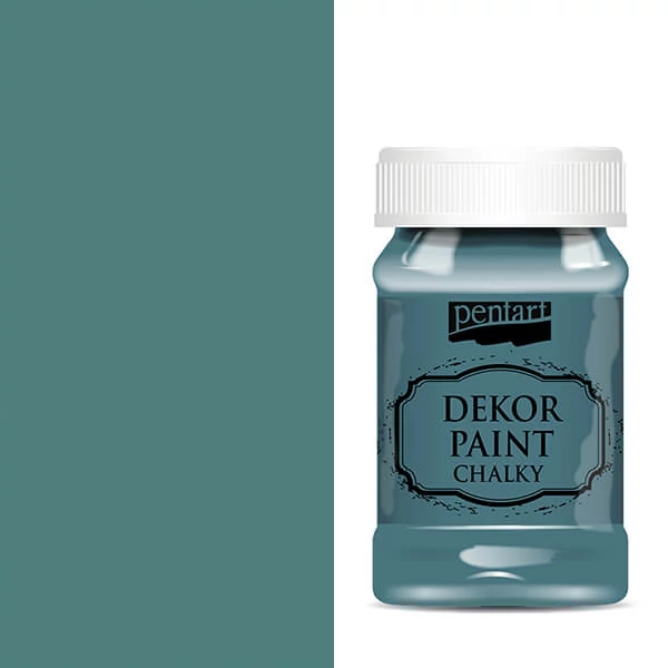 Pentart Dekor Paint Chalky vopsea cretă , 100 ml - verde otrava