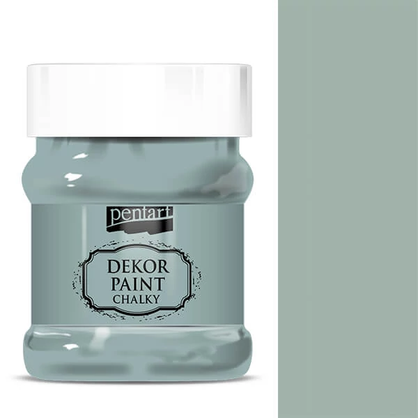 Pentart Dekor Paint Chalky vopsea cretă, 230 ml - albastru coutry