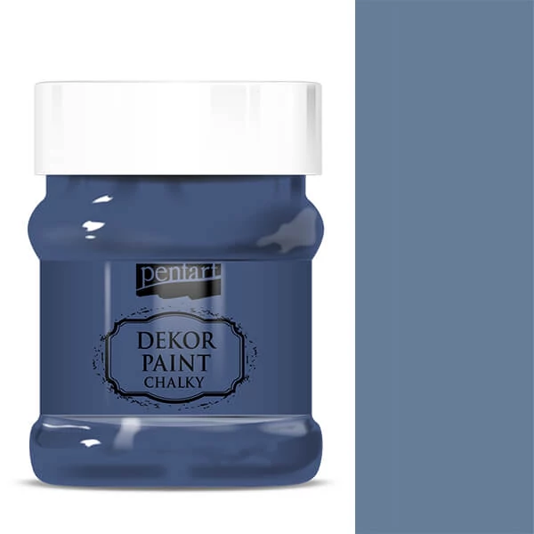 Pentart Dekor Paint Chalky vopsea cretă, 230 ml - bluje de blugi