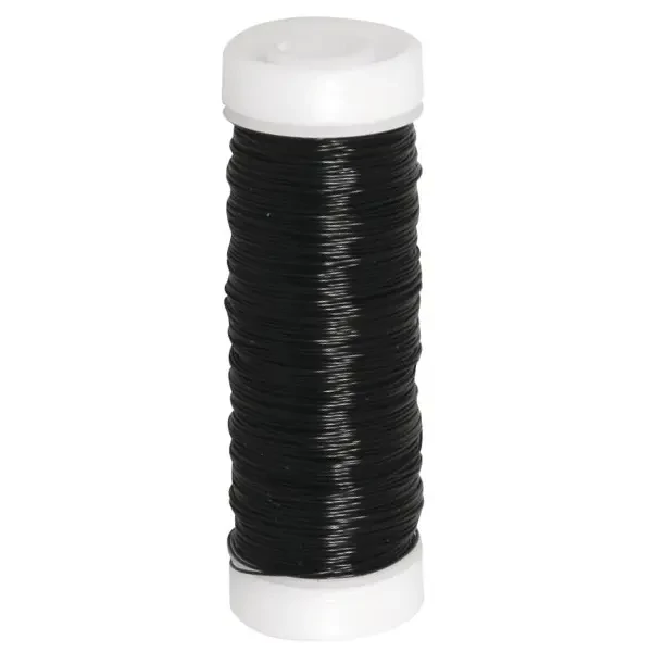 Sârmă pentru croșetat bijuterii, 0,3 mm, 50 m – negru