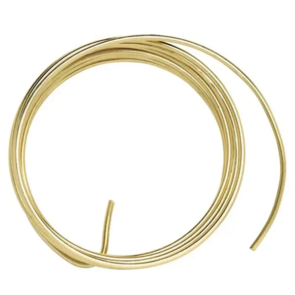 Sârmă de aluminiu, 2 mm, 2 m - aur