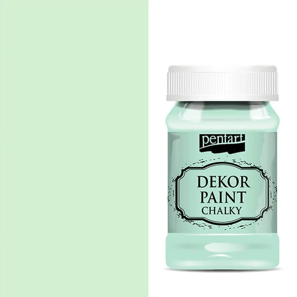 Pentart Dekor Paint Chalky vopsea cretă , 100 ml - verde mentă