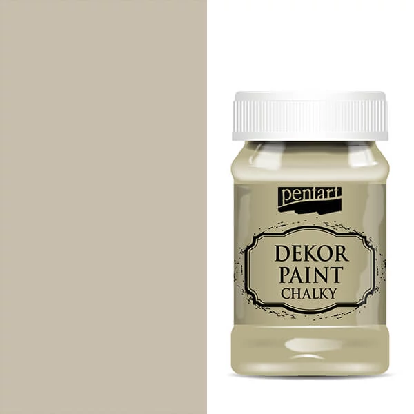 Pentart Dekor Paint Chalky vopsea cretă , 100 ml - bej vintage