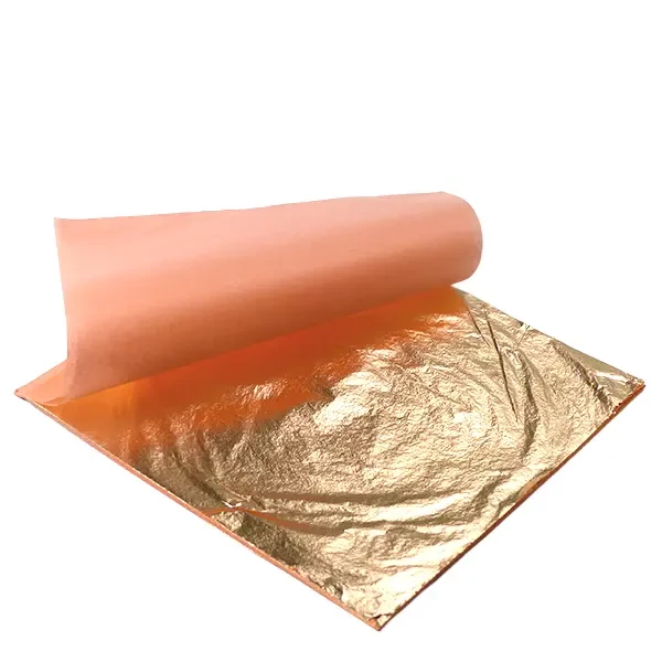 Folie fum Manetti, 14x14 cm, 25 coli - C2, de culoare aur, blister