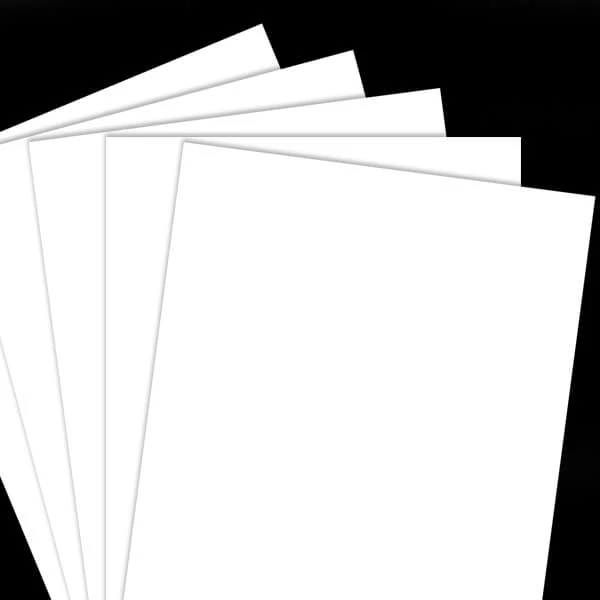 Carton foto, 70x100 cm - 02 alb