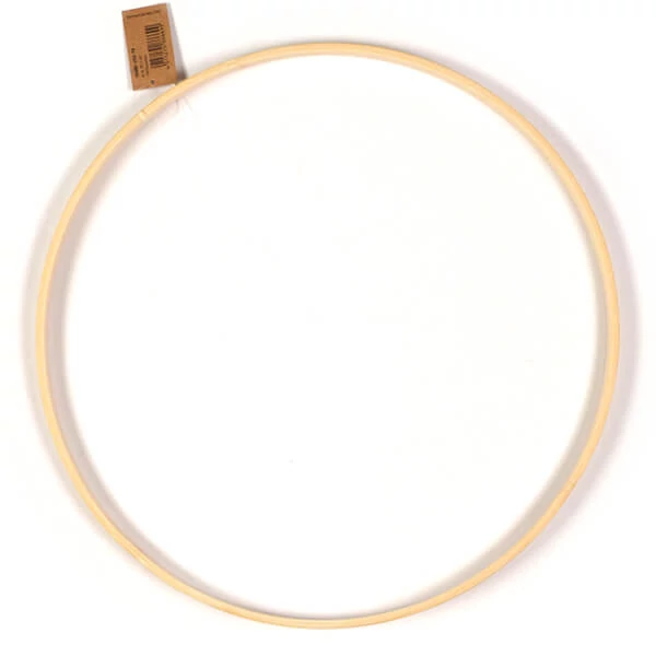 Inel de baza din bambus, prinzător de vise - 25 cm