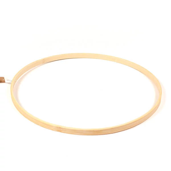 Inel de baza din bambus, prinzător de vise - 25 cm