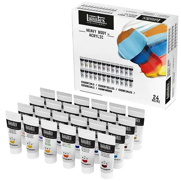 Set de vopsele acrilice Liquitex Heavy Body - 24x22 ml