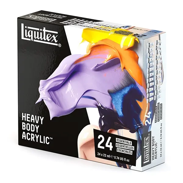 Set de vopsele acrilice Liquitex Heavy Body - 24x22 ml