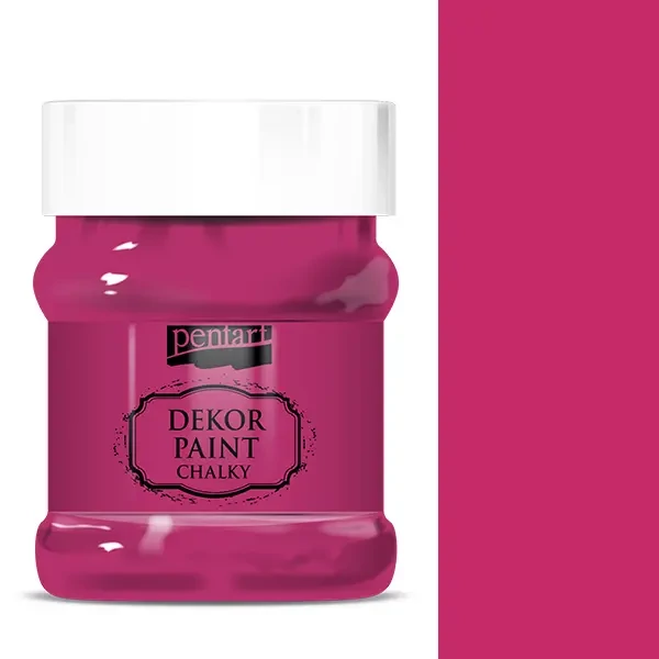 Pentart Dekor Paint Chalky vopsea cretă, 230 ml - pink
