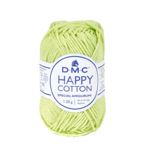 Fire de bumbac pentru amigurumi DMC Happy Cotton, 20 g - 778, lămâie