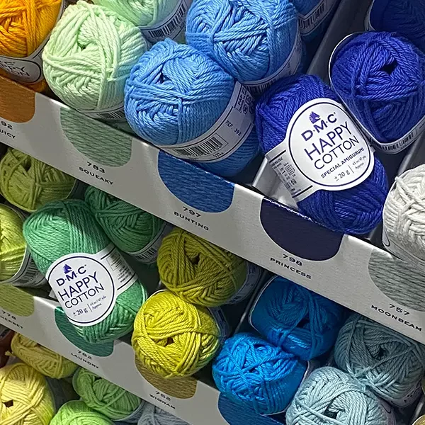Fire de bumbac pentru amigurumi DMC Happy Cotton, 20 g - 778, lămâie
