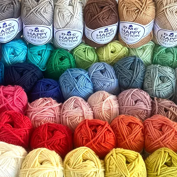 Fire de bumbac pentru amigurumi DMC Happy Cotton, 20 g - 778, lămâie
