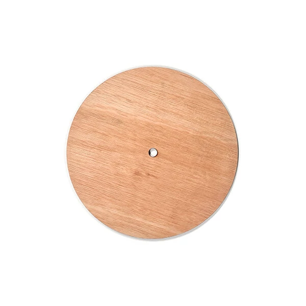 Față de ceas din lemn - rotund, 20 cm