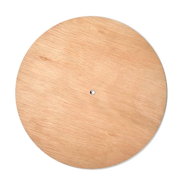 Față de ceas din lemn - cerc, 30 cm