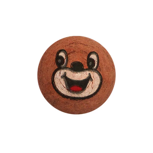 Cap din hârtie presată - Cap de ursuleț, plat, 3 cm, 5 buc