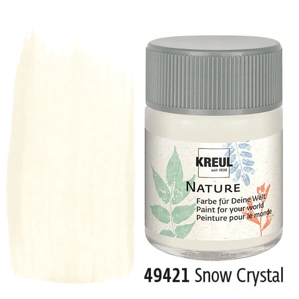 Kreul Nature természetes, ökológiai festék, 50 ml - snow crystal