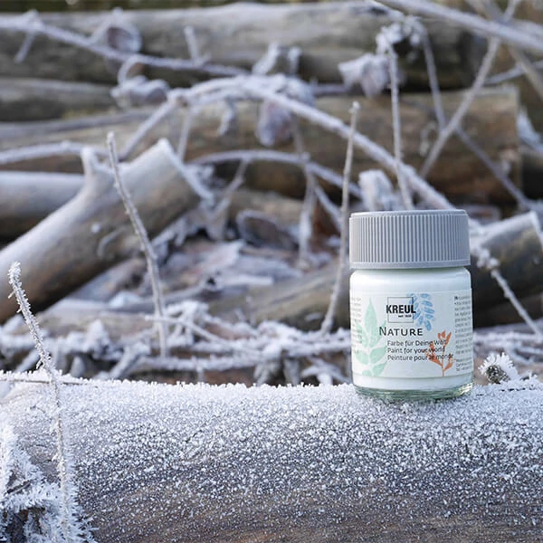 Nature, vopsea naturală, ecologică,Kreul, 50 ml - snow crystal