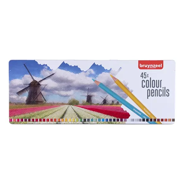 Set creioane colorate Bruynzeel - 45 buc