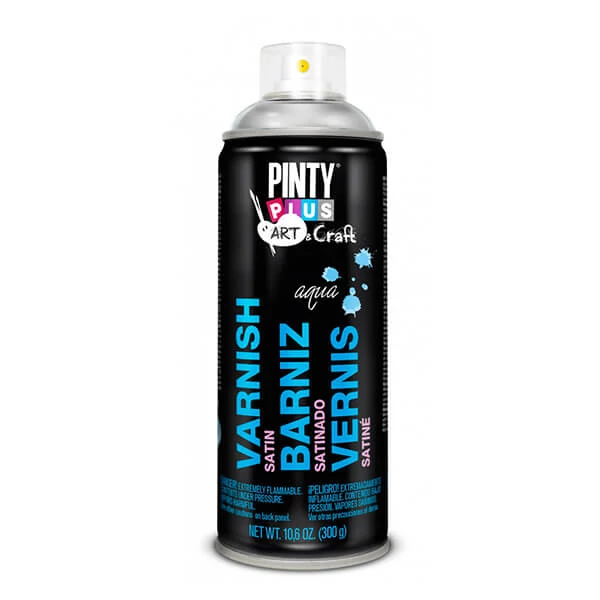 Spray de lac, 400 ml, Pinty Plus Art handmade - lac mătăsos, pe bază de apă