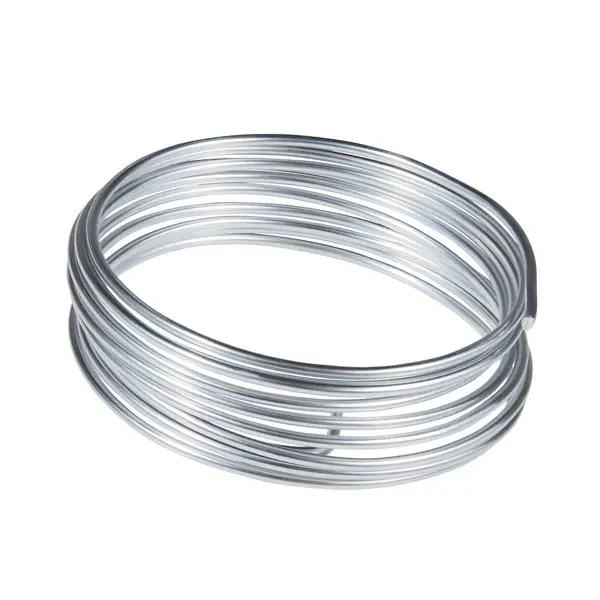 Sârmă de aluminiu, 2 mm, 2 m - argint