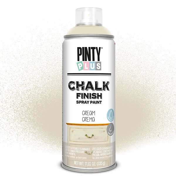 Vopsea cretă spray , Chalk Paint, Pinty Plus - crem