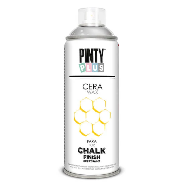 Lac spray, 400 ml, Vopsea Pinty Plus Chalk Paint - ceară mătăsoasă