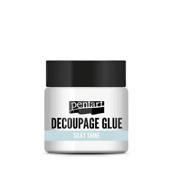Lac adeziv Pentart decoupage, 50 ml - luciu mătăsos