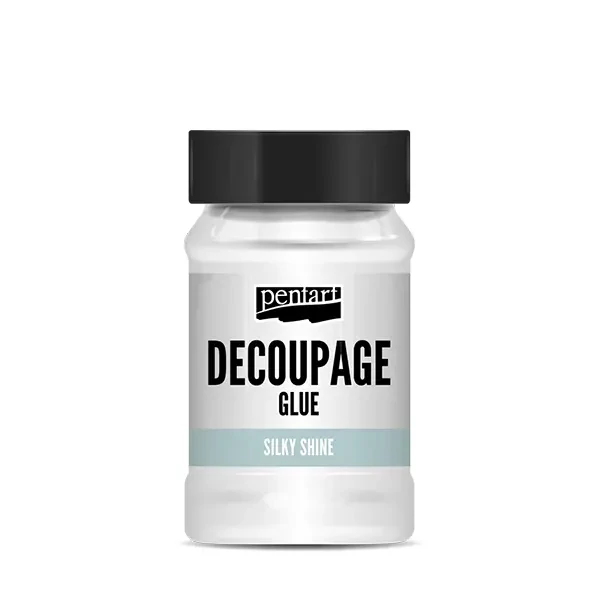 Lac adeziv Pentart decoupage, 100 ml - luciu de mătase