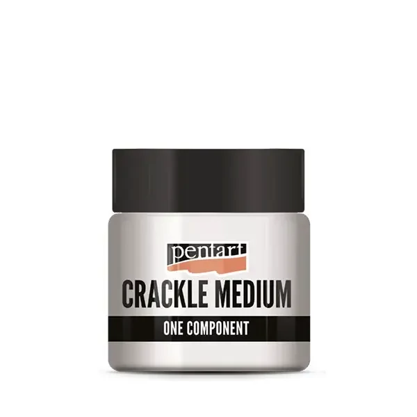 Lac de crăpare monocomponent Pentart (Crackle Medium), 50 ml