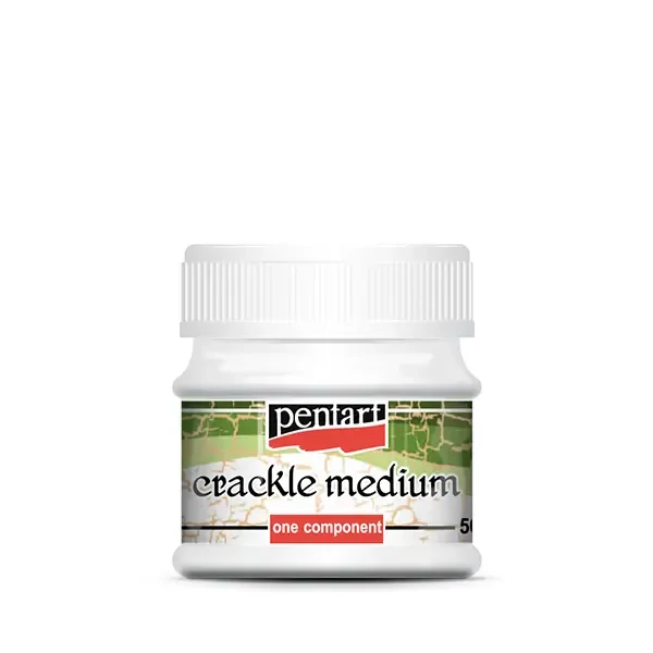 Lac de crăpare monocomponent Pentart (Crackle Medium), 50 ml